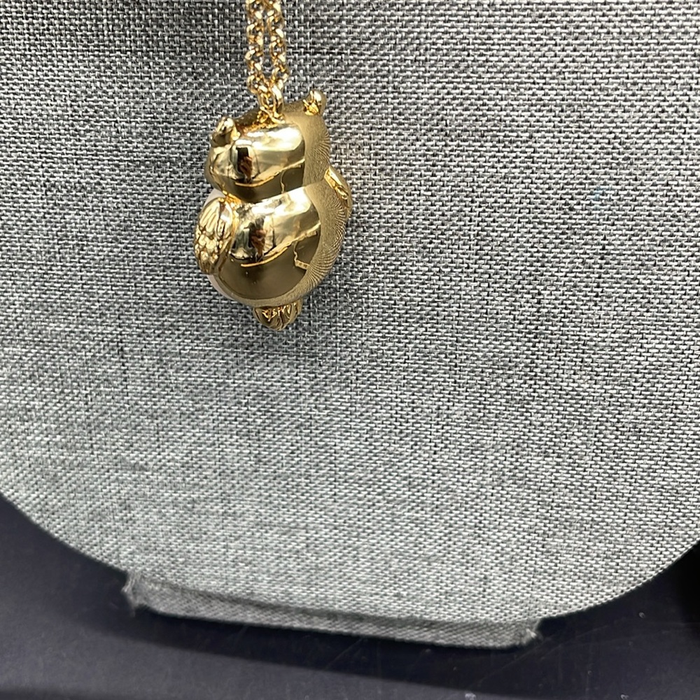 Kate Spade Owl Pearl Necklace Nice Chi Omega Hootie - Picture 7 of 7